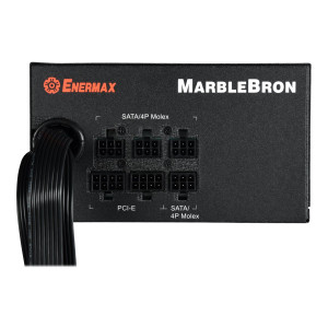 Enermax MarbleBron EMB850EWT-RGB - Netzteil (intern) - ATX12V 2.4 - 80 PLUS Bronze - Wechselstrom 100-240 V - 850 Watt - aktive PFC