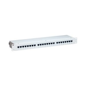 Equip Patch Panel - CAT 6e - STP - Light gray, RAL 7035 -...