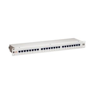 equip - Patch Panel - CAT 6 - STP - RAL 7035 - 1U - 48.3...