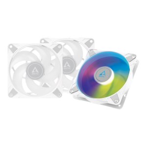 Arctic P12 PWM PST A-RGB 0dB - case fan - 120 mm - white (pack of 3)