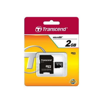 Transcend TS2GUSD - 2 GB - MicroSD - NAND - 20 MB/s - 13 MB/s - Nero