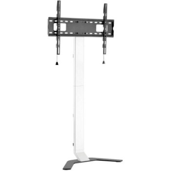 Techly ICA-TR47. Rahmenfarbe: Weiß, Höchstgewichtskapazität: 40 kg, Maximale Bildschirmgröße: 177,8 cm (70"). Neigungswinkelbereich: -10 - 3°. Breite: 602 mm, Tiefe: 282 mm, Höhe: 1173 mm