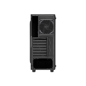 Sharkoon TG4M RGB - ATX Case - E-ATX - Seitenteil mit Fenster (gehärtetes Glas) - keine Spannungsversorgung - Schwarz - USB/Audio