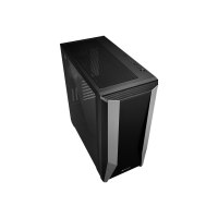 Sharkoon TG7M RGB - Tower - E-ATX - Seitenteil mit Fenster (gehärtetes Glas) - keine Spannungsversorgung - USB/Audio