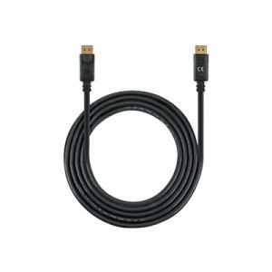 Manhattan DisplayPort 1.4 Cable, 8K@60hz, 2m, PVC Cable, Male to Male, With Latches, Fully Shielded, Black, Lifetime Warranty, Polybag - DisplayPort-Kabel - DisplayPort (M)