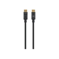 Manhattan DisplayPort 1.4 Cable, 8K@60hz, 2m, PVC Cable, Male to Male, With Latches, Fully Shielded, Black, Lifetime Warranty, Polybag - DisplayPort-Kabel - DisplayPort (M)