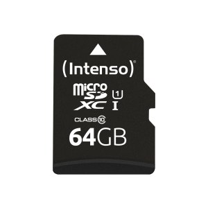 Intenso microSDXC 64GB Class 10 UHS-I U1 Performance -...