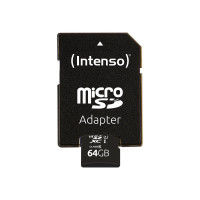 Intenso Performance - Flash memory card (microSDXC to SD adapter included)