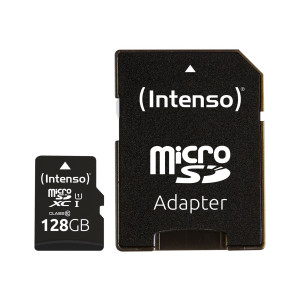 Intenso flash memory card (SD adapter included)