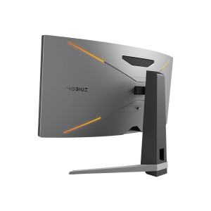 BenQ Mobiuz EX3410R - LED-Monitor - gebogen - 86.4 cm (34") - 3440 x 1440 UWQHD @ 144 Hz - VA - 350 cd/m² - 3000:1 - DisplayHDR 400 - 1 ms - 2xHDMI, DisplayPort - Lautsprecher mit Subwoofer