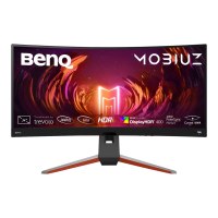 BenQ Mobiuz EX3410R - LED-Monitor - gebogen - 86.4 cm (34") - 3440 x 1440 UWQHD @ 144 Hz - VA - 350 cd/m² - 3000:1 - DisplayHDR 400 - 1 ms - 2xHDMI, DisplayPort - Lautsprecher mit Subwoofer