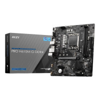 MSI PRO H610M-G DDR4 - Motherboard - micro ATX - LGA1700-Sockel - H610 Chipsatz - USB 3.2 Gen 1 - Gigabit LAN - Onboard-Grafik (CPU erforderlich)