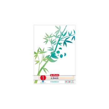 Herlitz Arbeitsblock A4 GREENline Panda 01| GREENline/Bl. 50 Lineatur