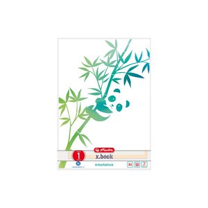 Herlitz Arbeitsblock A4 GREENline Panda 01| GREENline/Bl....