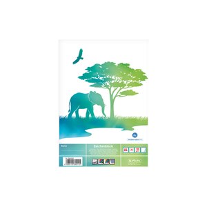 Herlitz Zeichenblock A4 GREENline Elefant|...