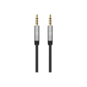 Manhattan Stereo Audio 3.5mm Cable, 2m, Male/Male, Slim...