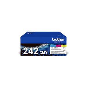 Brother TN242CMY Value Pack - 3er-Pack - Gelb, Cyan, Magenta