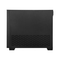 Sharkoon MS-Y1000 - microATX - Seitenteil mit Fenster (gehärtetes Glas) - keine Spannungsversorgung (ATX) - Schwarz - USB/Audio