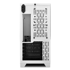 Sharkoon MS-Y1000 - microATX - Seitenteil mit Fenster (gehärtetes Glas) - keine Spannungsversorgung (ATX) - weiß - USB/Audio