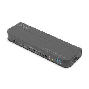 DIGITUS KVM-Switch, 4-Port, 4K60Hz, 4 x DP in, 1 x...