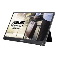 ASUS ZenScreen GO MB16AWP - LED-Monitor - 39.6 cm (15.6") - tragbar - 1920 x 1080 Full HD (1080p) @ 60 Hz - IPS - 250 cd/m² - 1000:1 - 5 ms - Mini HDMI, USB-C - Lautsprecher - Gun Metal Black