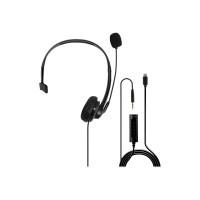 Lindy Headset - On-Ear - kabelgebunden - 3,5 mm Stecker, USB-C