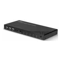 Lindy KVM-/Audio-/USB-Switch - 4 x KVM/Audio/USB