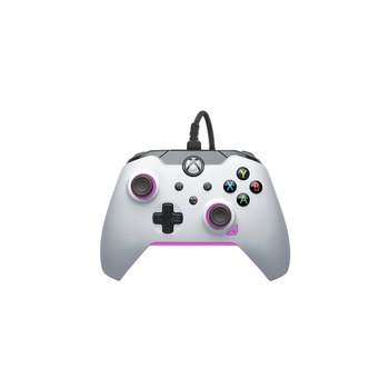 PDP Kabelgebundener Controller: Fuse White Für Xbox Series X|S - Xbox One und Windows 10/11 - Gamepad - PC - Xbox One - Xbox Series S - Xbox Series X - D-Pad - Menü-Taste - Schaltfläche Teilen - View button - Analog / Digital - Kabelgebunden - USB