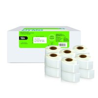 Dymo LW-Ruecksendeetiketten Großpack. 25x54mm 12Rl 500St/Rol