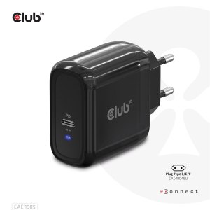 Club 3D Reiseladegerät 1xUSB Typ C PD 65W retail