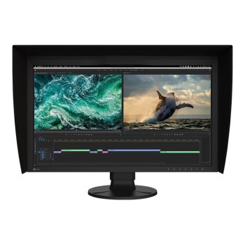 EIZO ColorEdge CG2700S - LED-Monitor - 68.5 cm (27") - 2560 x 1440 WQHD - IPS - 400 cd/m² - 1600:1 - 19 ms - HDMI, DisplayPort, USB-C - Schwarz - mit 6 Monate Null Helle Pixel Garantie