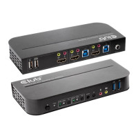 Club 3D CSV-1382 - KVM-/Audio-Switch - 2 x KVM/Audio