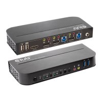 Club 3D CSV-7210 - KVM-/Audio-Switch - 2 x KVM/Audio