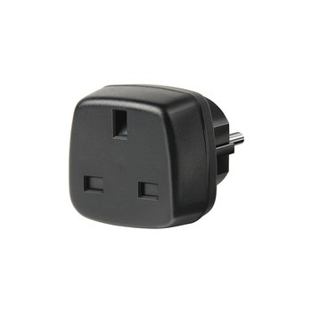 Brennenstuhl Travel Adapter GB/earthed - Nero