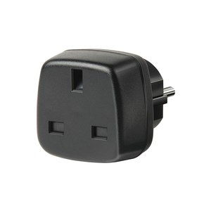 Brennenstuhl Travel Adapter GB/earthed - Nero