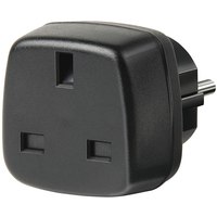 Brennenstuhl Travel Adapter GB/earthed - Nero