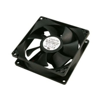 LogiLink FAN101 - Gehäuselüfter - 80 mm - Schwarz