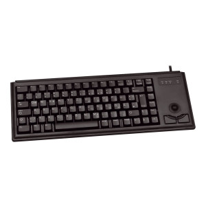 Cherry Slim Line Compact-Keyboard G84-4400 - Tastiera - 84 tasti QWERTZ - Nero