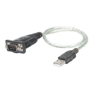 IC Intracom Manhattan USB-A to Serial Converter cable,...