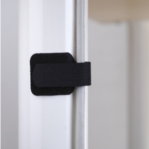 LTC WALL STRAPS - Kabelhalter - Oberfläche montierbar, geeignet für Wandmontage - 9 cm - Schwarz (Packung mit 10)