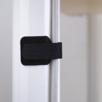 LTC WALL STRAPS - Kabelhalter - Oberfläche montierbar, geeignet für Wandmontage - 9 cm - Schwarz (Packung mit 10)