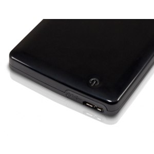 Conceptronic GrabnGo Collection 2,5" Harddisk Box Mini USB 3.0 CHD2MUSB3B - Speichergehäuse - 2.5" (6.4 cm) - 1 Sender/Kanal - SATA 1.5Gb/s - USB 3.0 - Schwarz