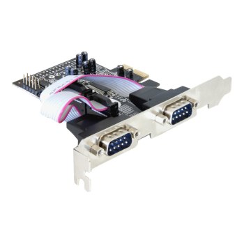 DeLock 4 x serial PCI Express Card - Serieller Adapter - PCIe - RS-232 - 4 Anschlüsse