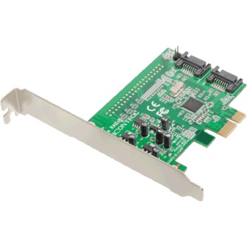 Dawicontrol DC 600e RAID - Speichercontroller (RAID) - 2 Sender/Kanal - SATA 6Gb/s - Low-Profile - RAID 0, 1, JBOD - PCIe 2.0 x1