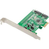 Dawicontrol DC 600e RAID - Speichercontroller (RAID) - 2 Sender/Kanal - SATA 6Gb/s - Low-Profile - RAID 0, 1, JBOD - PCIe 2.0 x1