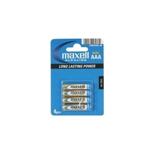 Maxell Battery Alkaline LR-03 AAA 4-Pack - Batteria...