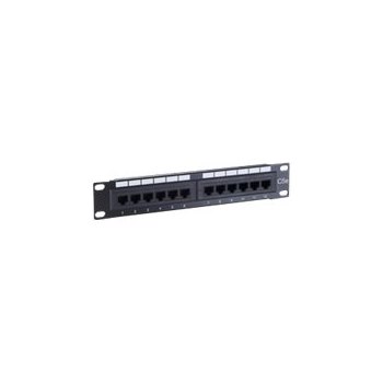 Equip 208015 - RJ-45 - Oro - Cat5e - Nero - Montaggio a rack - 1U