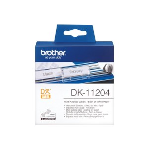 Brother DK-11204 - Schwarz auf Weiß - 17 x 54 mm...
