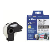 Brother DK-11204 - Schwarz auf Weiß - 17 x 54 mm 400 Etikett(en) (1 Rolle(n)