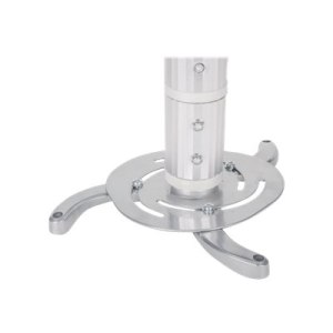 Manhattan Projector Mount, Ceiling, Universal, Tilt & Swivel, Height Range: 13 to 106cm, Max 10kg, Silver, Lifetime Warranty - Klammer - für Projektor - Aluminium - Silber - Deckenmontage